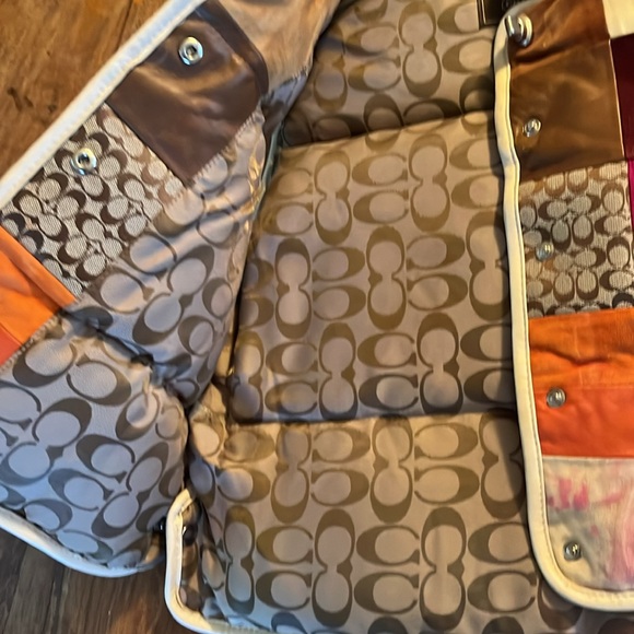 Coach kids down and leather VINTAGE VEST - Picture 2 of 5